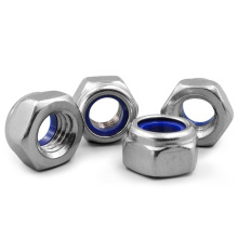 Grade NTE 18-8 Stainless Steel Jam Nylon Insert Lock Nut 1/2 "-13